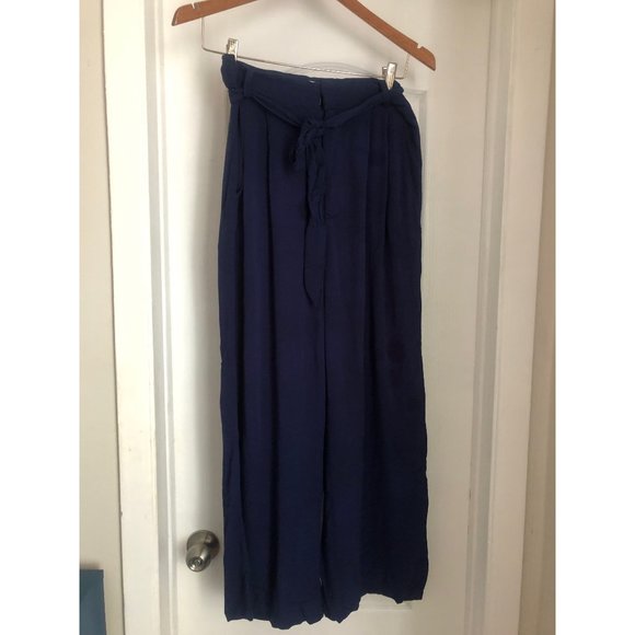 BB Dakota blue cropped flowy pant - Picture 4 of 6